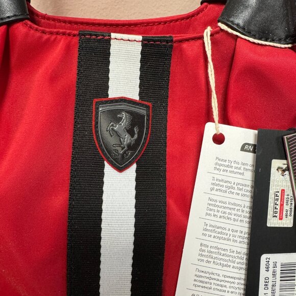 Scuderia Ferrari women convertible livery bag Red NWT - Picture 2 of 11